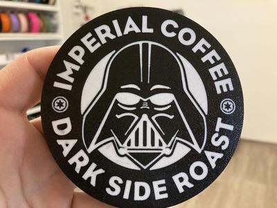 Star Wars Imperial coffee coaster