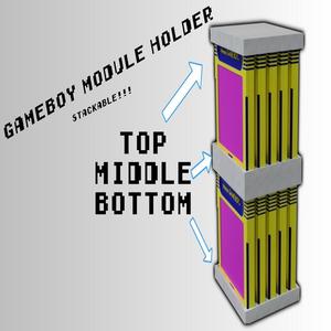 Stackable Gameboy Cartridge Holder