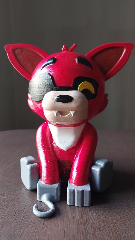 Foxy from FNAF: 3D Printing Project for a Unique Piggy Bank!