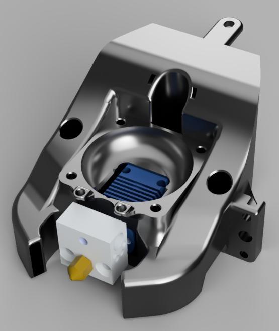 mozEND MK8: Hotend shroud for Tronxy x5s series. TZ E3 2.0 version added