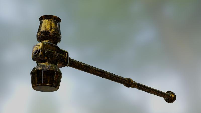 Dwarven Hammer 3D Print File (STL)