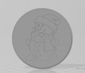 Posavasos de navidad muñeco de nieve / Snowman Christmas Coasters
