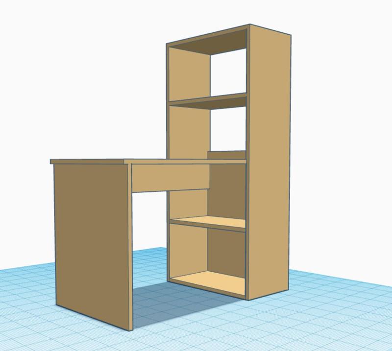 Psací stůl/desk 1:12