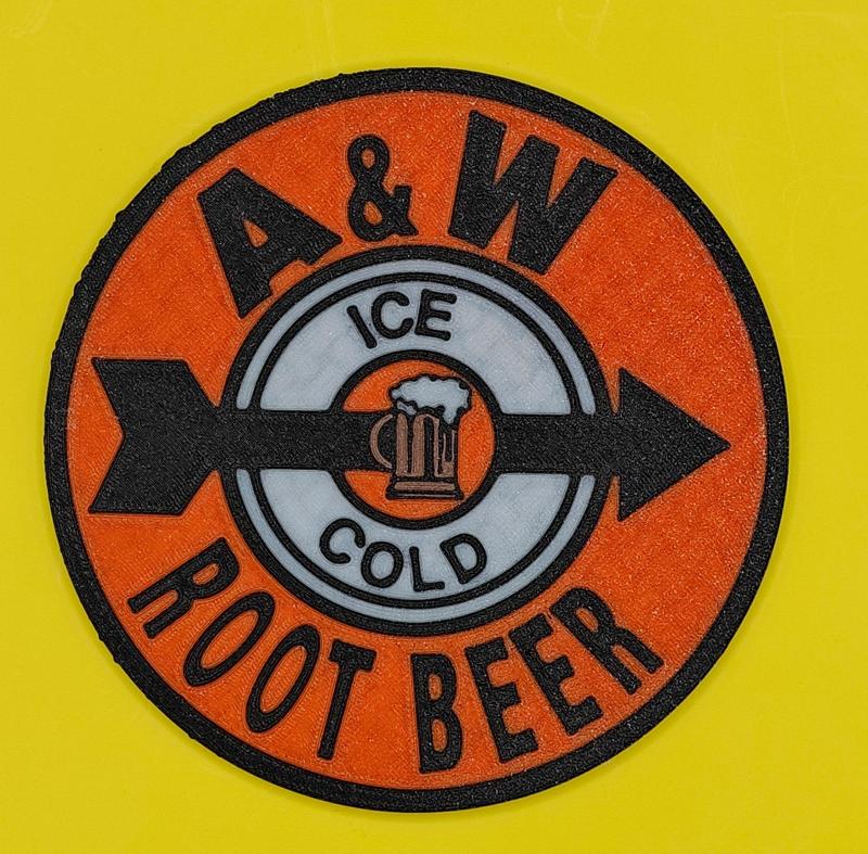 Classic A&W Root Beer Coasters