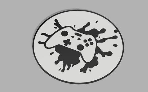 plate for wall decor frame gaming controller