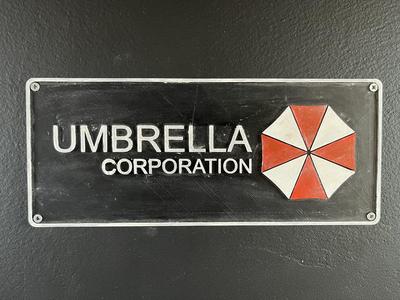 Umbrela Corp plaque