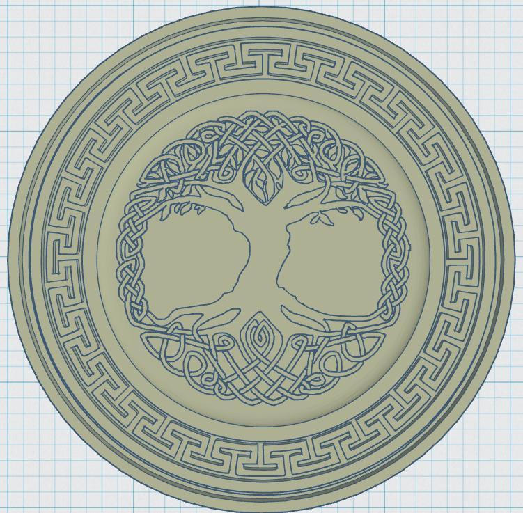 Viking Symbol Coaster 36