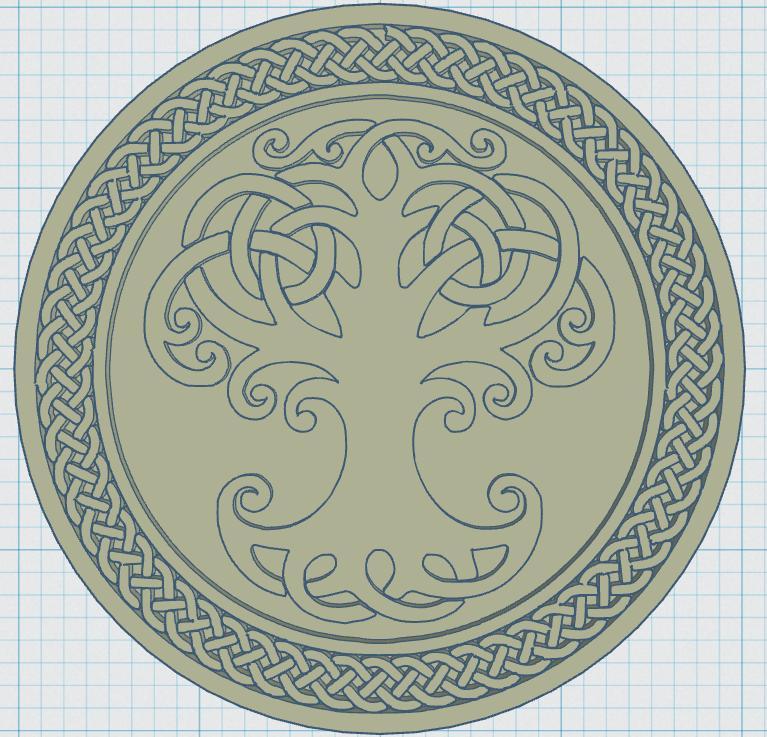 Viking Symbol Coaster 24