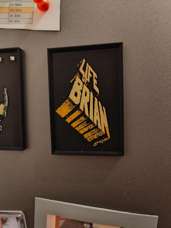 A Monty Pythons Life of Brian poster fridge magnet