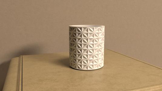 Ornamental pattern Cup Organizer/Planter