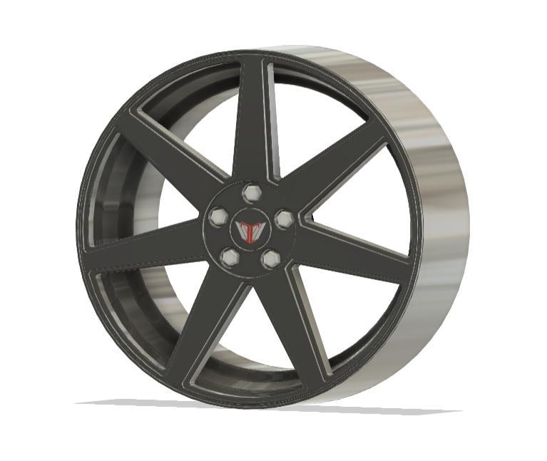Standard - Tickford 7 Spoke Mustang - Real Rims For Scale Model Cars