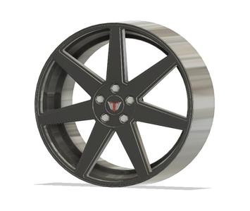 Standard - Tickford 7 Spoke Mustang - Real Rims For Scale Model Cars