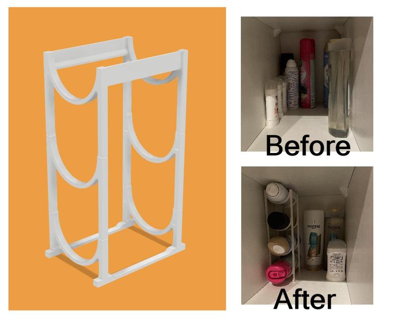 Standing spray-can holder