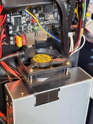 Ender 5 Plus PSU Fan mod