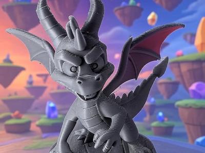 Spyro the Dragon PS1 Version Figurine