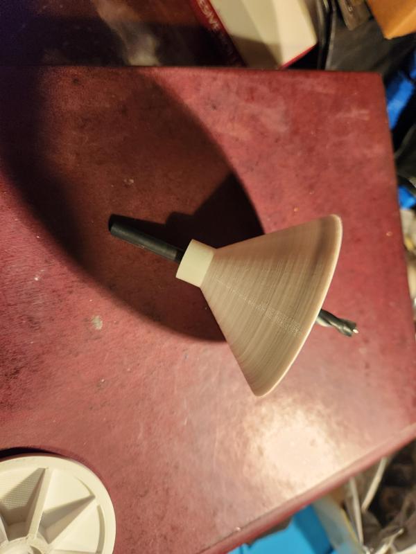 dust catcher for drilling in the ceiling - parameterized