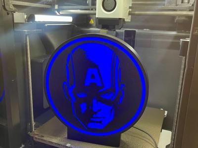 Captain America lightbox