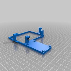 Stepperdriver Coolingduct Mount for Stepdownmodul with Display