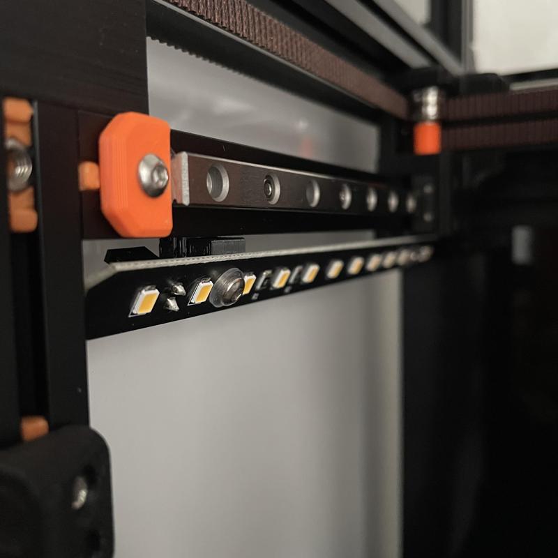 Angled mounts for Daylight on a Matchstick Voron V0.2