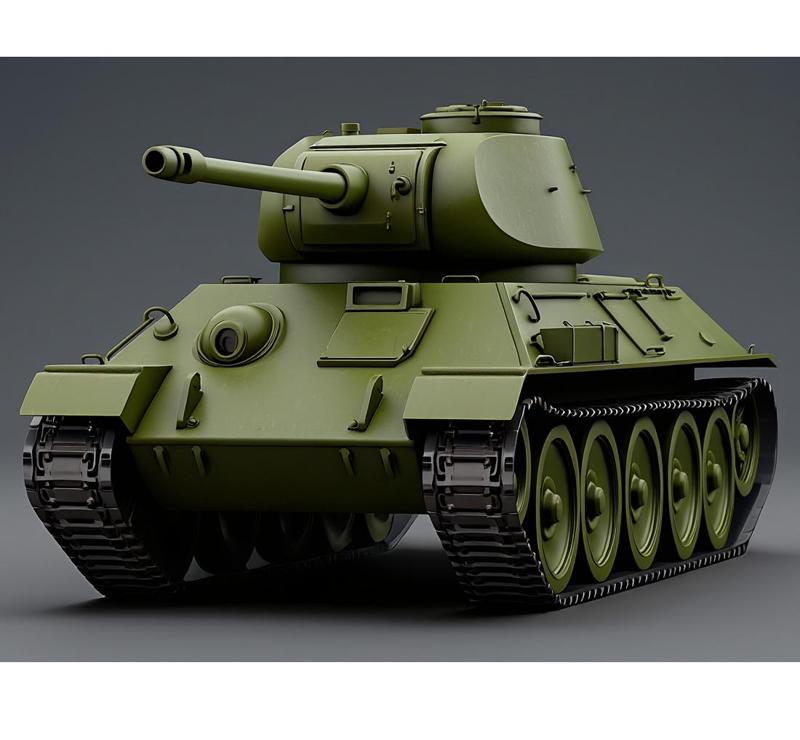1974 Soviet KV Heavy Tank 3D Model, tank, kv, armor, military, war, historic, combat, battle, machine, powerful, soviet, russian, panther, german, tiger, heavy, t34, iosif stalin, is