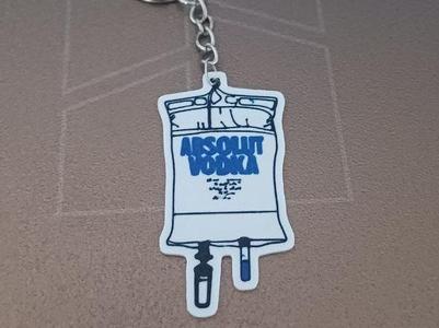 Vodka keychain