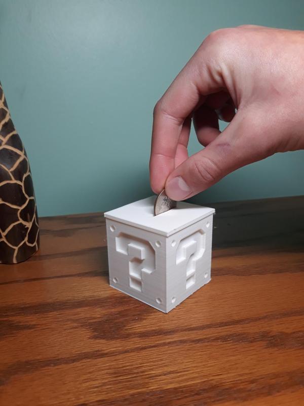 Super Mario question box Piggy bank