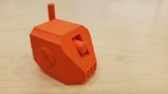 simple robot head desk decoration