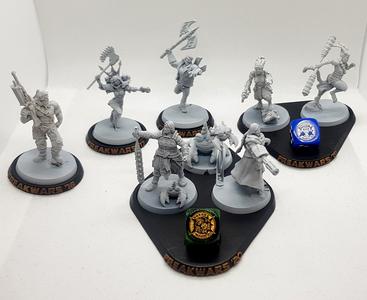 FreakWars Miniatures Exhibition Bases