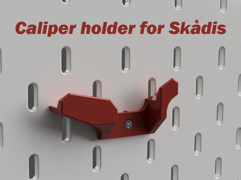 Caliper holder for Skadis.