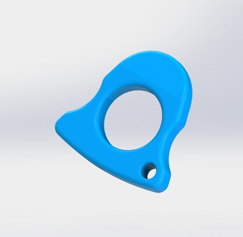 Small keychain self-defense ring, self-defense, self defense