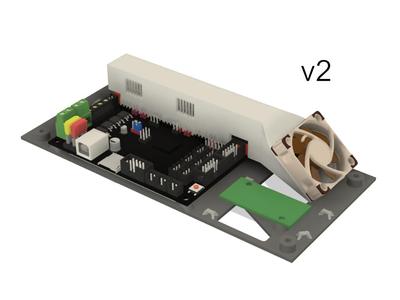 Bigtreetech SKR 1.3/1.4 mounting bracket for Sovol 3D SV01 UPDATE: v2