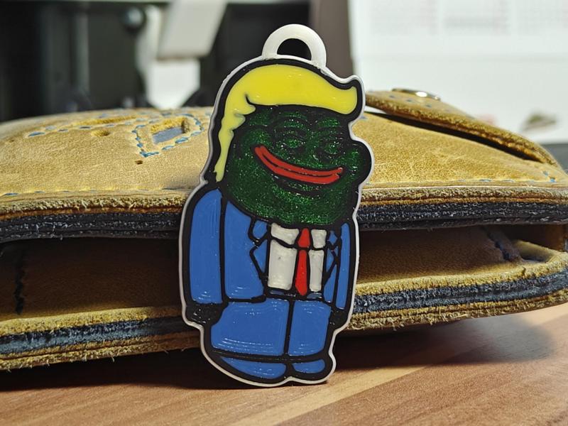 Pepe trump meme 3D print - 6 colors