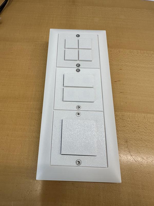 Wandschalter / Taster (60mm swiss norm)  Microswitch Version