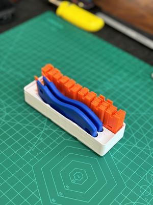 Dual Plastic Razor Scraper Holder - Gridfinity 3x1
