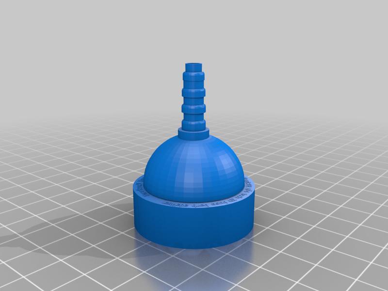 3M Bayonet to O2 1-4 ID Barb Adapter