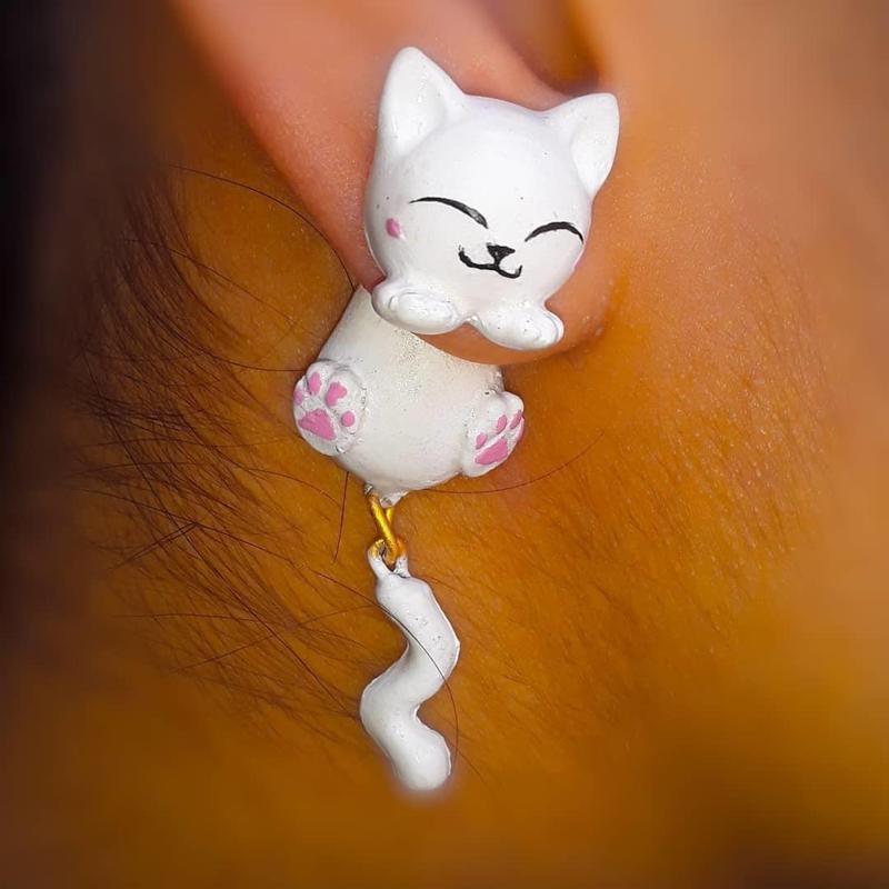 Cat EARRING HANG EARS earrings