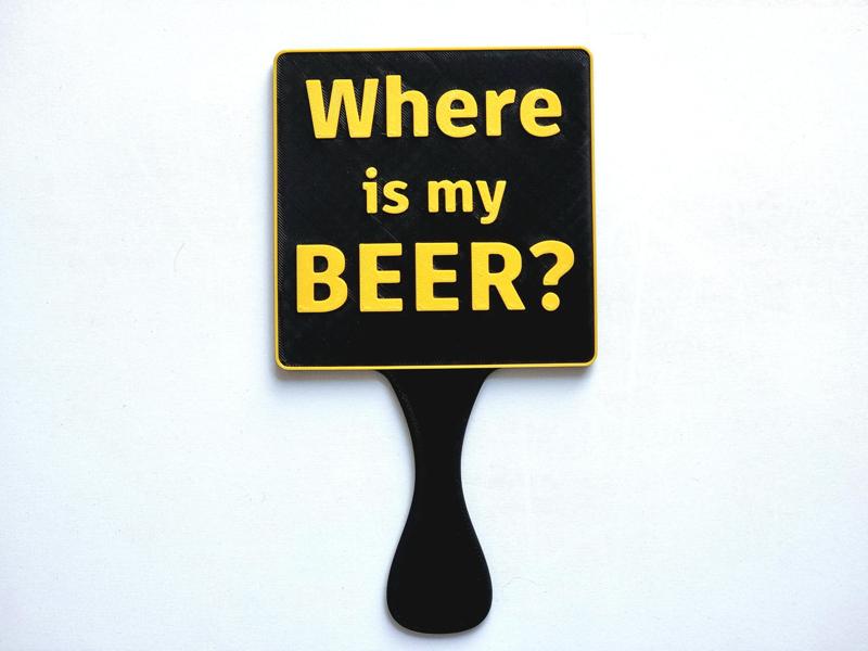 Photobooth Props - Where is my BEER