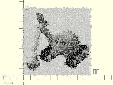 Voronoi crystallization
