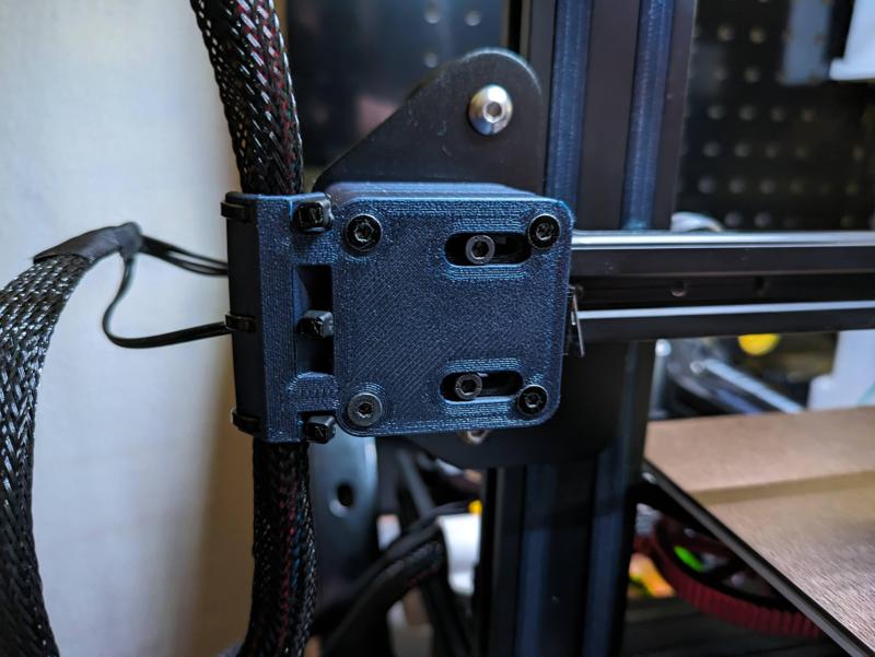 X-axis Adjustable Endstop Cover External Adjustment Remix