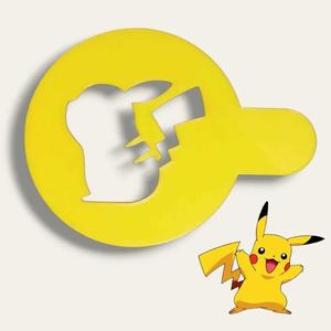 PIKACHU Coffe stencil / Coffee stencil by PICACHU