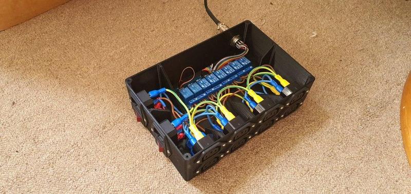 8way Relay Mains Switchbox