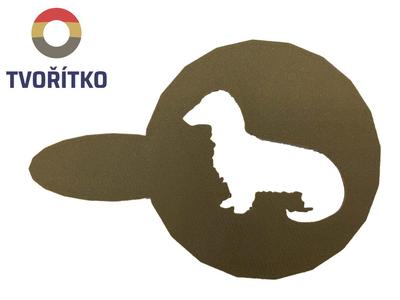 Coffee stencil - Dachshund V