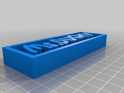 TinkerCAD Name Plates