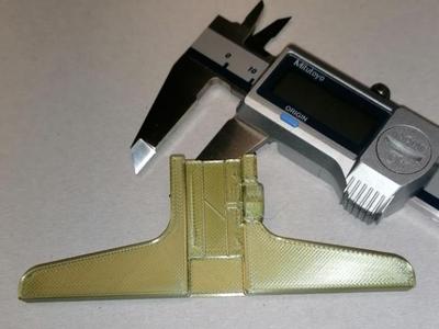 Measuring bridge / depth stop for 150 mm calipers