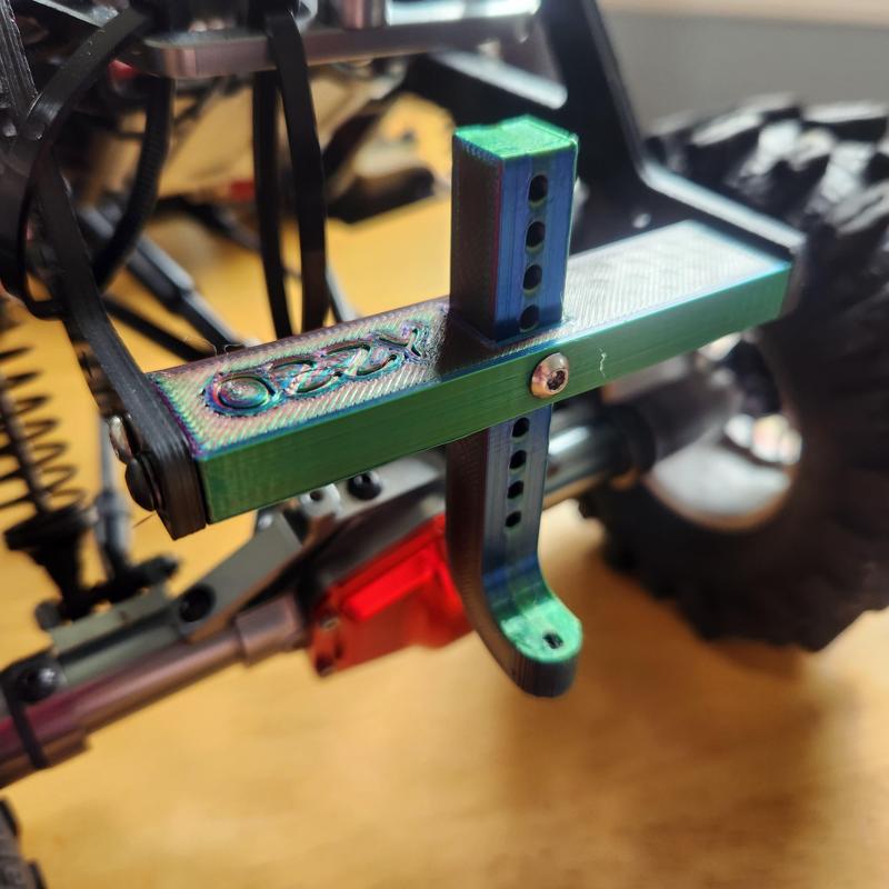 80mm Wide Drop Hitch Mount For RC Crawlers / Scx10 / custom