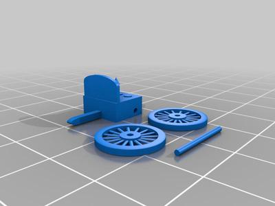 Victorian Coffee Wagon N Scale 10mm-15mm