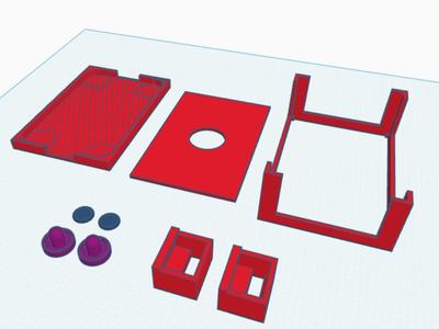 Mini working Air hockey (with electric fan)