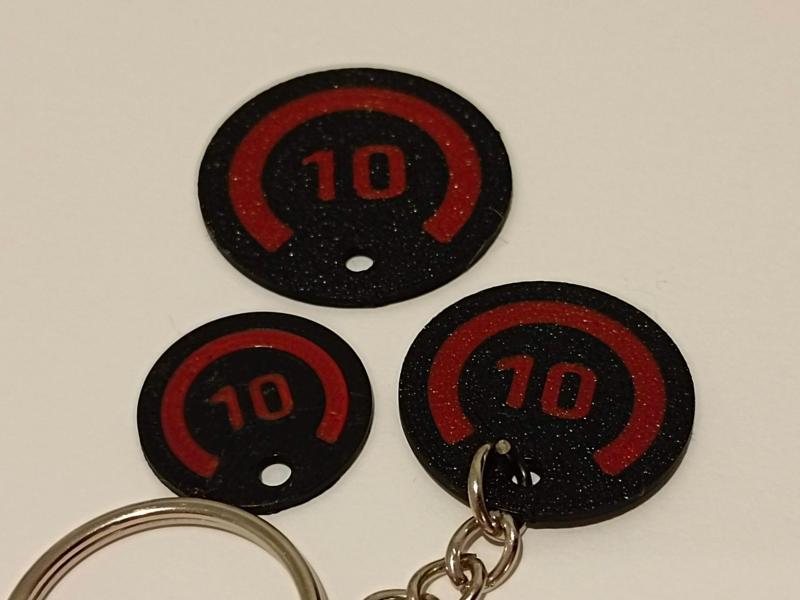 Faceit Level 10 Badge Keychain CS2 CS:GO
