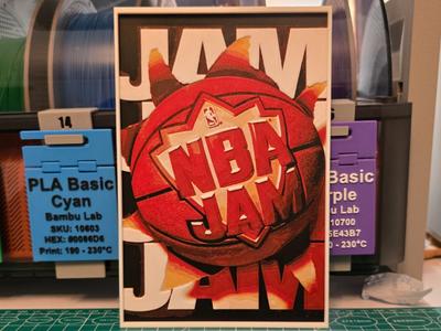 NBA Jam Game Poster - Hueforge Art