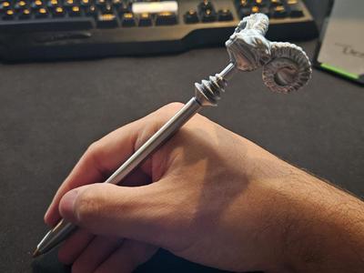 Skeletor's Havoc staff BIC pen - MOTU